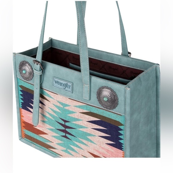 💕Wrangler Western Aztec Shoulder Bag NWT💕 - Picture 3 of 8